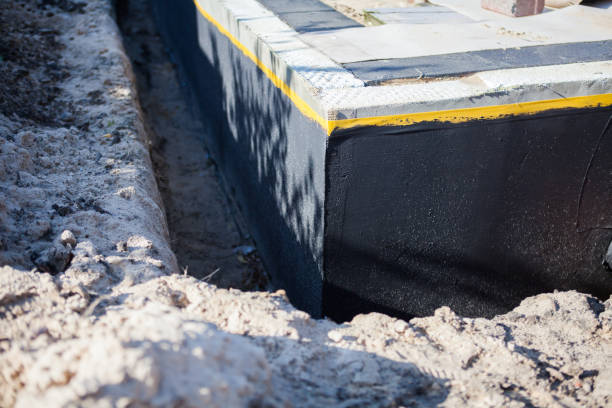 Residential Wet Basement Repair installation at a Saint Francis, WI home by SJ Waterproofing Pros